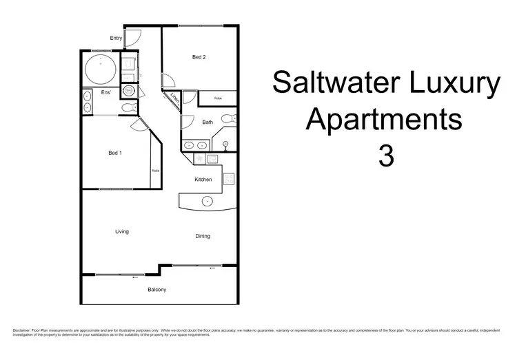 Floorplan of Homely unit listing, 3 Saltwater/26-30 Macrossan Street, Port Douglas QLD 4877