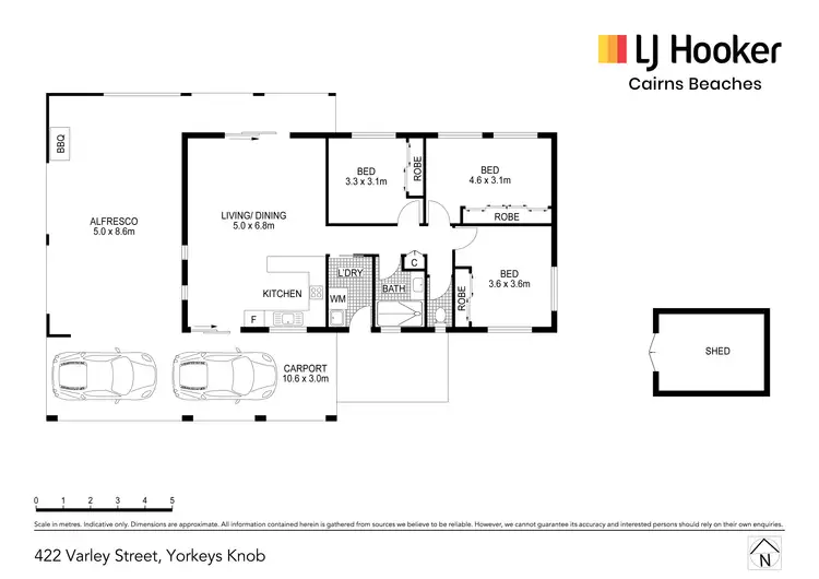 Floorplan of Homely house listing, 422 Varley Street, Yorkeys Knob QLD 4878