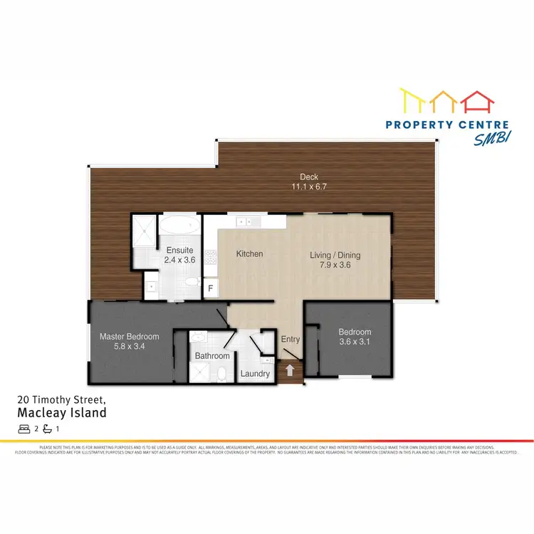 Floorplan of Homely house listing, 20 Timothy Street, Macleay Island QLD 4184