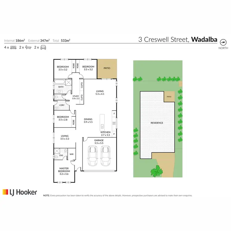 Floorplan of Homely house listing, 3 Creswell Street, Wadalba NSW 2259