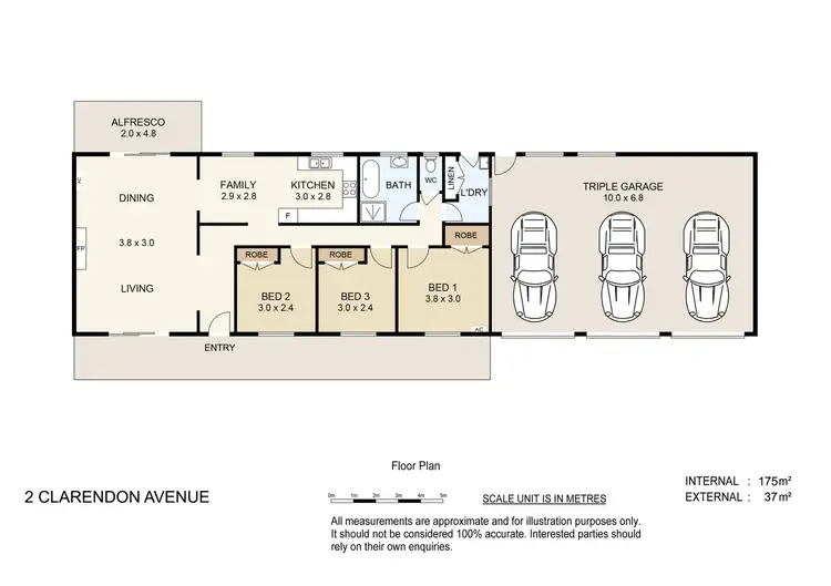Floorplan of Homely house listing, 2 Clarendon Avenue, Bethania QLD 4205