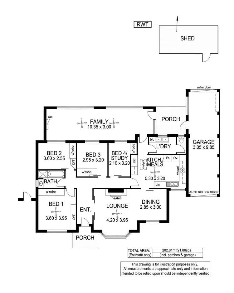 Floorplan of Homely house listing, 8 Willochra Avenue, Grange SA 5022