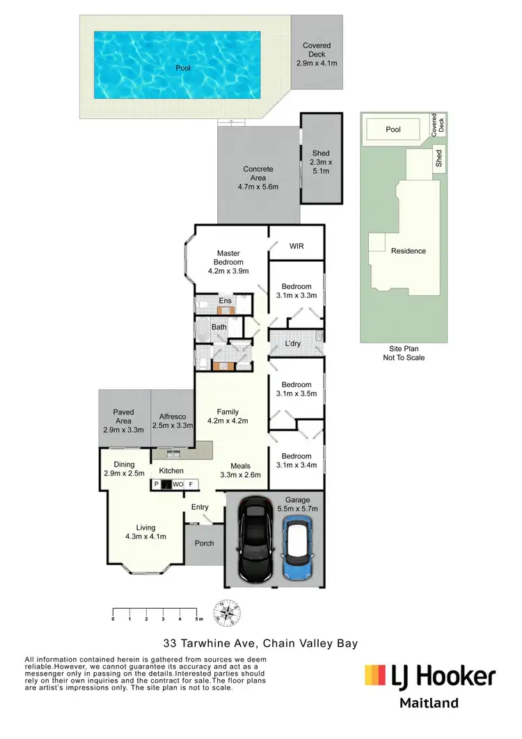 Floorplan of Homely house listing, 33 Tarwhine Avenue, Chain Valley Bay NSW 2259