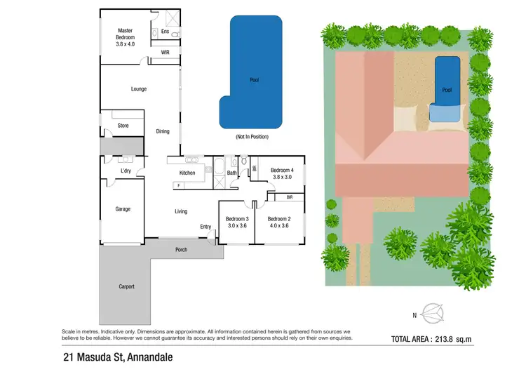 Floorplan of Homely house listing, 21 Masuda Street, Annandale QLD 4814