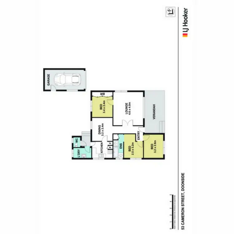 Floorplan of Homely house listing, 53 Cameron Street, Doonside NSW 2767