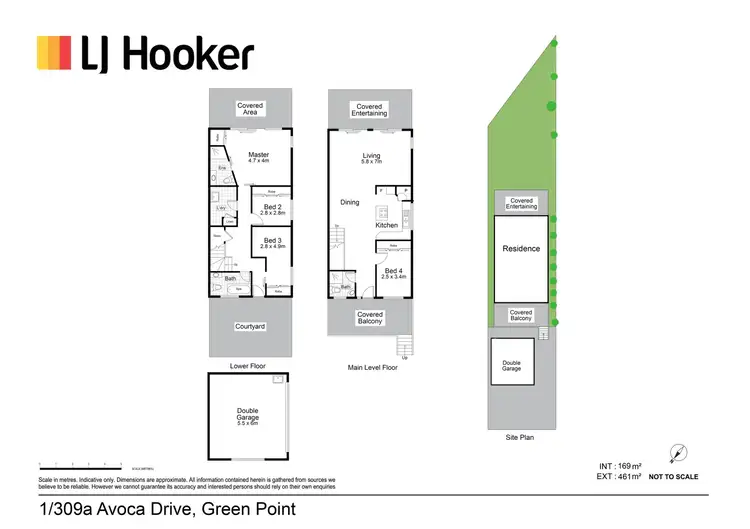 Floorplan of Homely townhouse listing, 1/309a Avoca Drive, Green Point NSW 2251