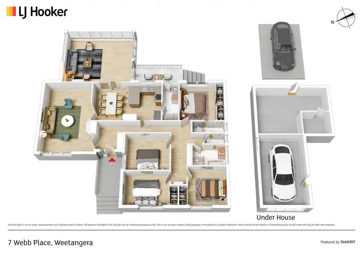 Floorplan of Homely house listing, 7 Webb Place, Weetangera ACT 2614
