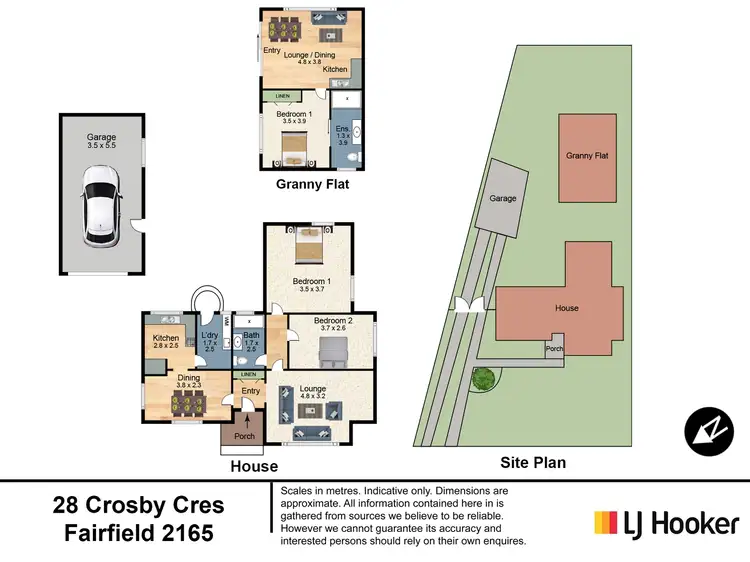 Floorplan of Homely house listing, 28 Crosby Crescent, Fairfield NSW 2165