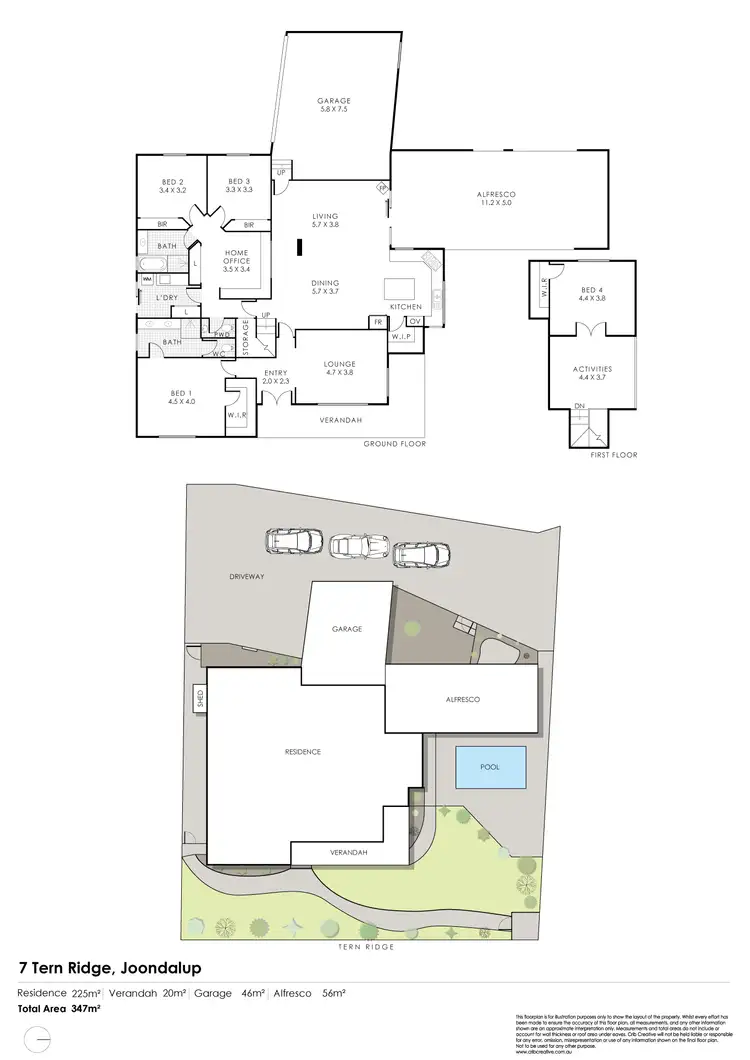 Floorplan of Homely house listing, 7 Tern Ridge, Joondalup WA 6027
