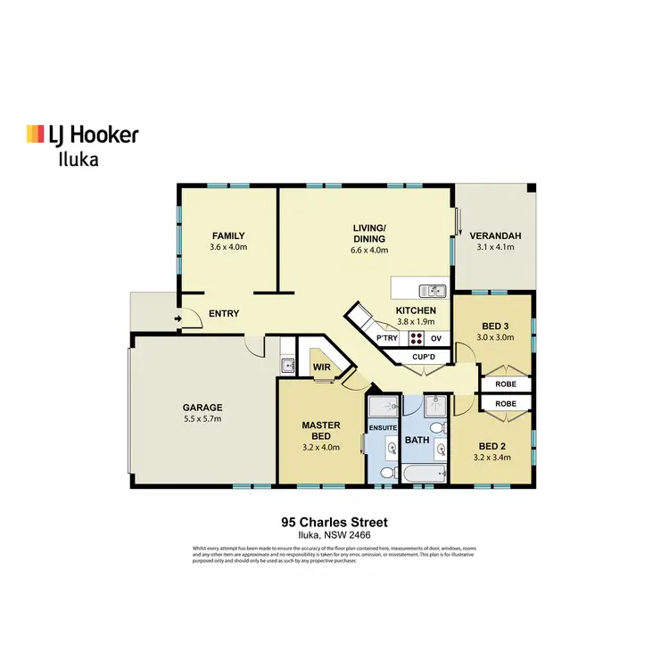 Floorplan of Homely house listing, 95 Charles Street, Iluka NSW 2466