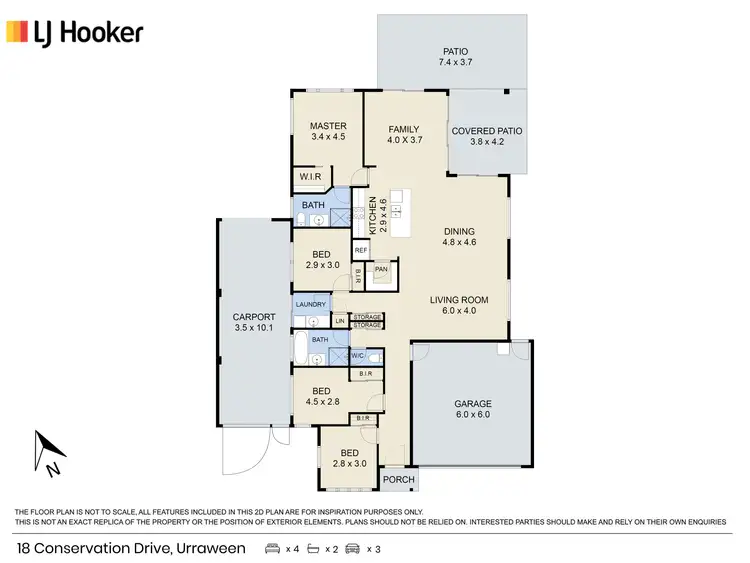 Floorplan of Homely house listing, 18 Conservation Drive, Urraween QLD 4655