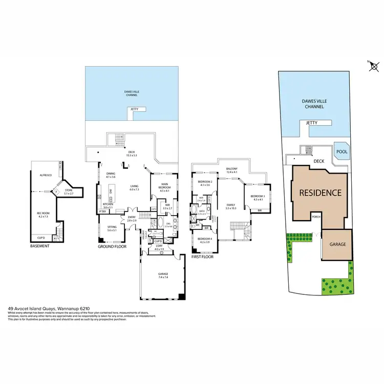 Floorplan of Homely house listing, 49 Avocet Island Quays, Wannanup WA 6210