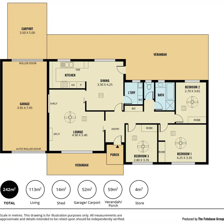 Floorplan of Homely house listing, 44 Saints Road, Salisbury Park SA 5109