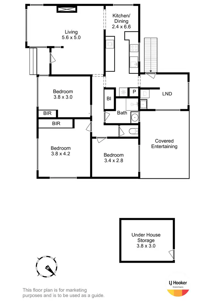 Floorplan of Homely house listing, 38 Linden Road, Risdon Vale TAS 7016