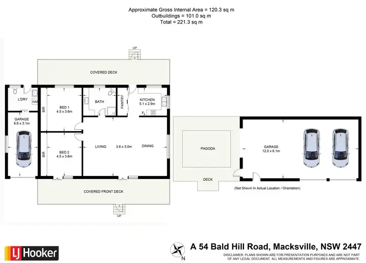 Floorplan of Homely house listing, 54 Bald Hill Road, Macksville NSW 2447