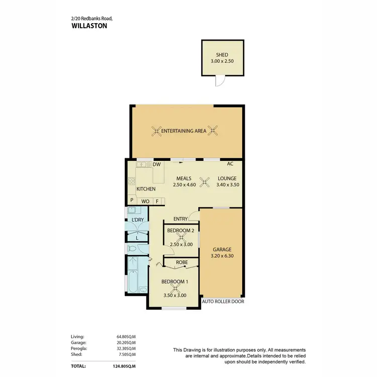 Floorplan of Homely house listing, 2/20 Redbanks Road, Willaston SA 5118