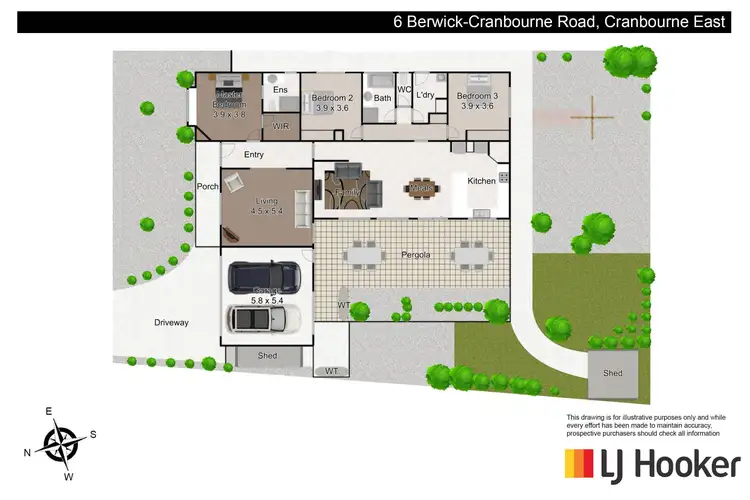 Floorplan of Homely house listing, 6 Berwick-Cranbourne Road, Cranbourne East VIC 3977