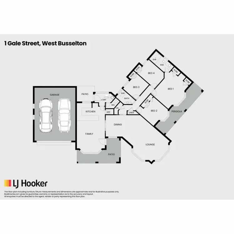 Floorplan of Homely house listing, 1 Gale Street, West Busselton WA 6280