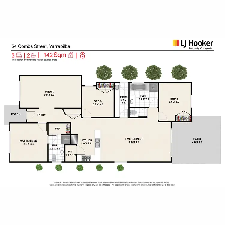 Floorplan of Homely house listing, 54 Combs Street, Yarrabilba QLD 4207