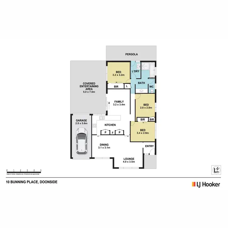 Floorplan of Homely house listing, 10 Bunning Place, Doonside NSW 2767