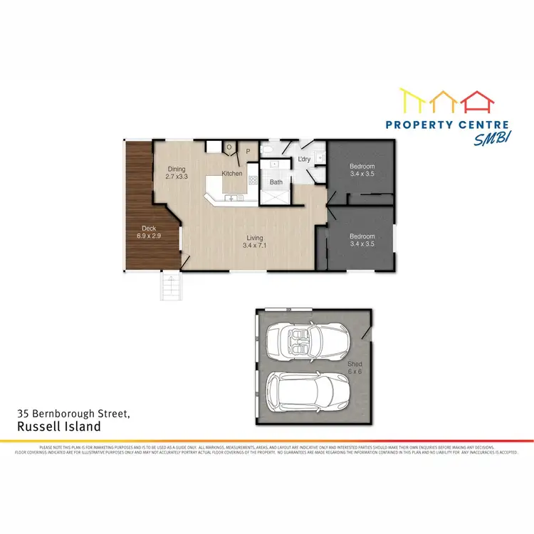 Floorplan of Homely house listing, 35 Bernborough Street, Russell Island QLD 4184
