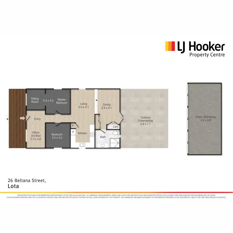 Floorplan of Homely house listing, 26 Beltana Street, Lota QLD 4179