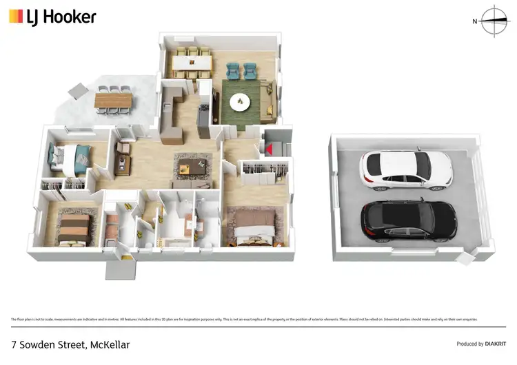 Floorplan of Homely house listing, 7 Sowden Street, Mckellar ACT 2617