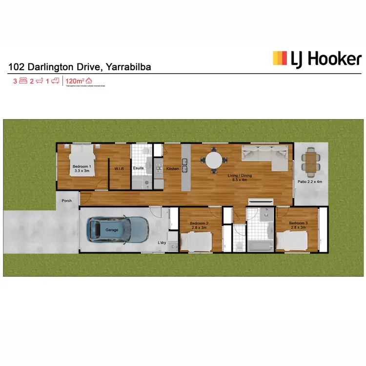 Floorplan of Homely house listing, 102 Darlington Drive, Yarrabilba QLD 4207