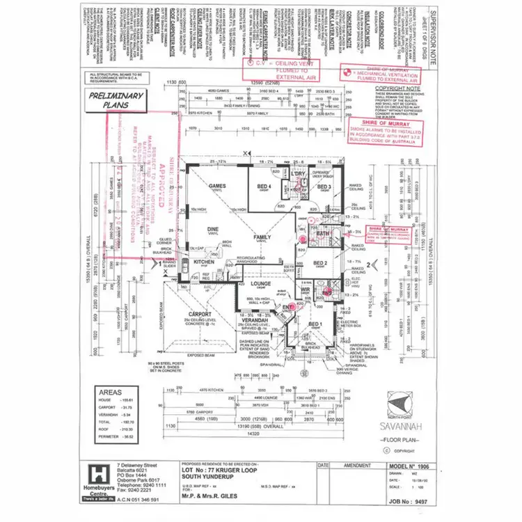 Floorplan of Homely house listing, 17 Kruger Loop, South Yunderup WA 6208
