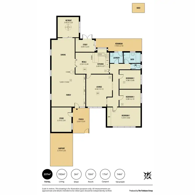 Floorplan of Homely house listing, 25 Wahroonga Avenue, Valley View SA 5093