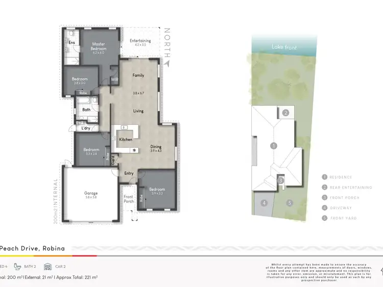 Floorplan of Homely house listing, 58 Peach Drive, Robina QLD 4226