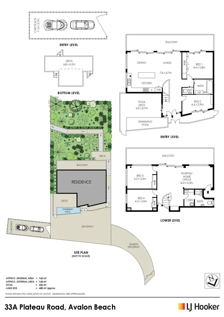 Floorplan of Homely house listing, 33a Plateau Road, Avalon Beach NSW 2107
