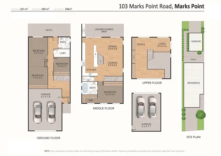 Floorplan of Homely house listing, 103 Marks Point Road, Marks Point NSW 2280