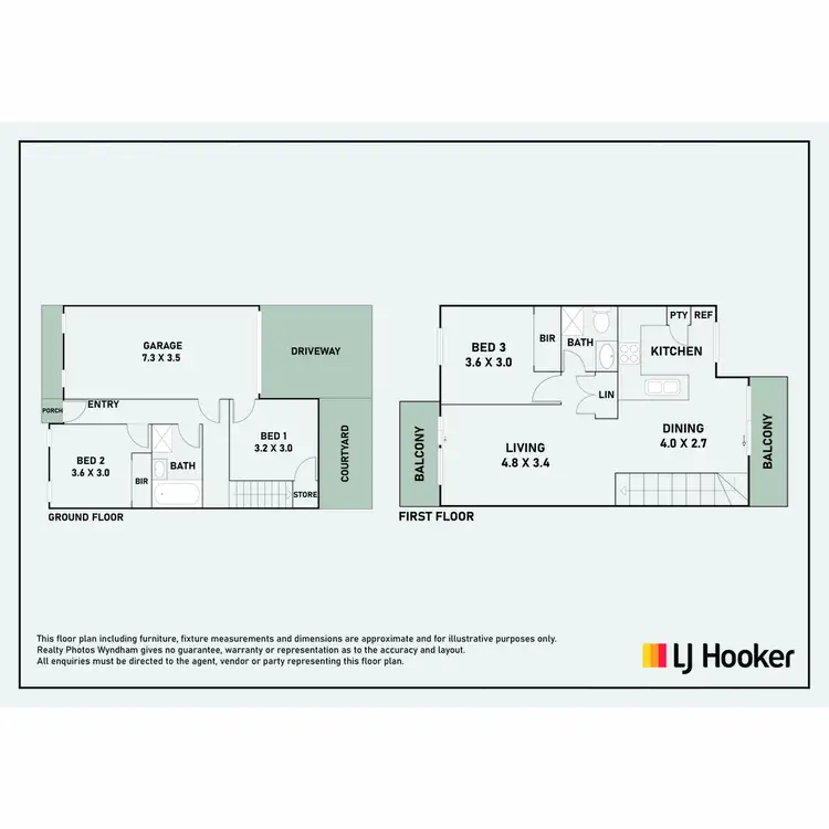 Floorplan of Homely townhouse listing, 25 Sable Circuit, Officer VIC 3809