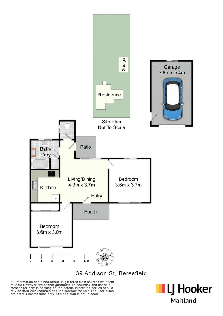 Floorplan of Homely house listing, 39 Addison Street, Beresfield NSW 2322
