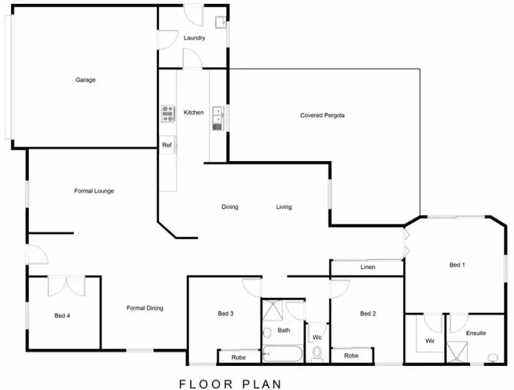 Floorplan of Homely house listing, 10 Bristol Circuit, Goonellabah NSW 2480