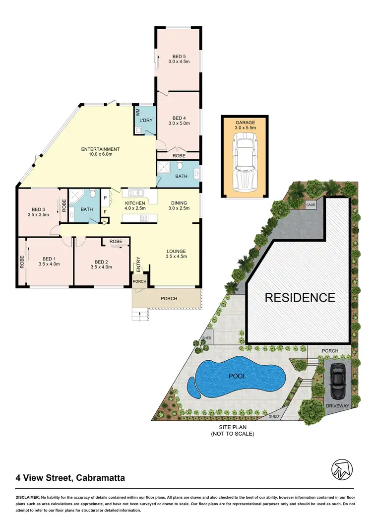 Floorplan of Homely house listing, 4 View St, Cabramatta NSW 2166