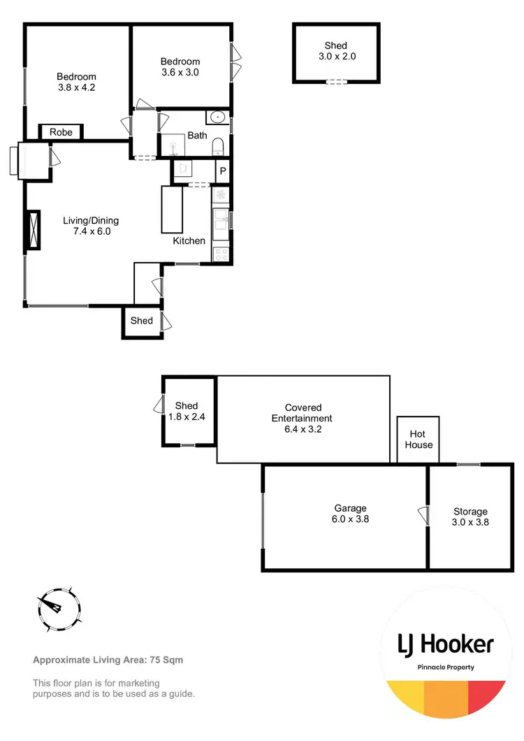 Floorplan of Homely house listing, 3 Ballard Street, Glenorchy TAS 7010