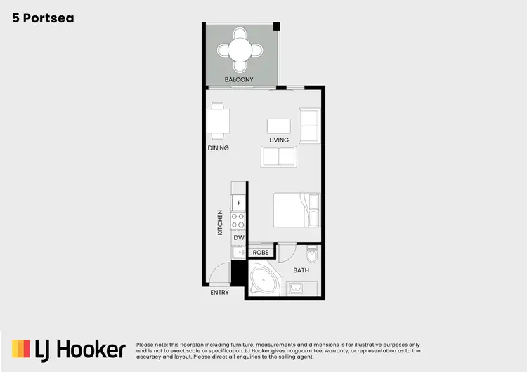 Floorplan of Homely unit listing, 5 Portsea/70-76 Davidson Street, Port Douglas QLD 4877