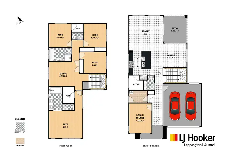 Floorplan of Homely house listing, 4 Hollows Drive, Oran Park NSW 2570