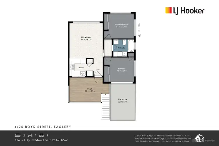 Floorplan of Homely townhouse listing, 4/25-31 Boyd Street, Eagleby QLD 4207