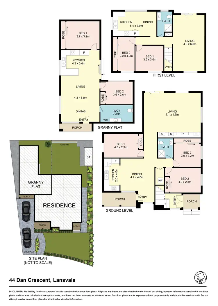 Floorplan of Homely house listing, 44 Dan Cr, Lansvale NSW 2166