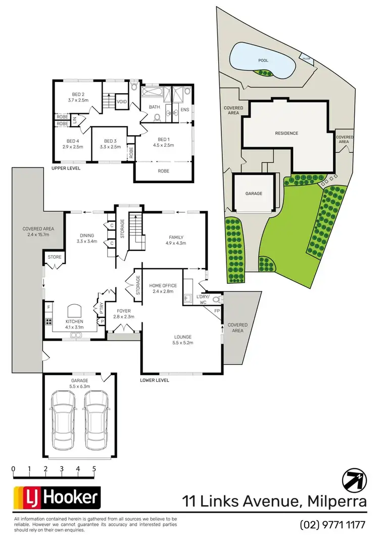 Floorplan of Homely house listing, 11 Links Avenue, Milperra NSW 2214