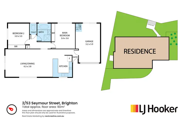 Floorplan of Homely villa listing, 2/53 Seymour Street, Brighton TAS 7030