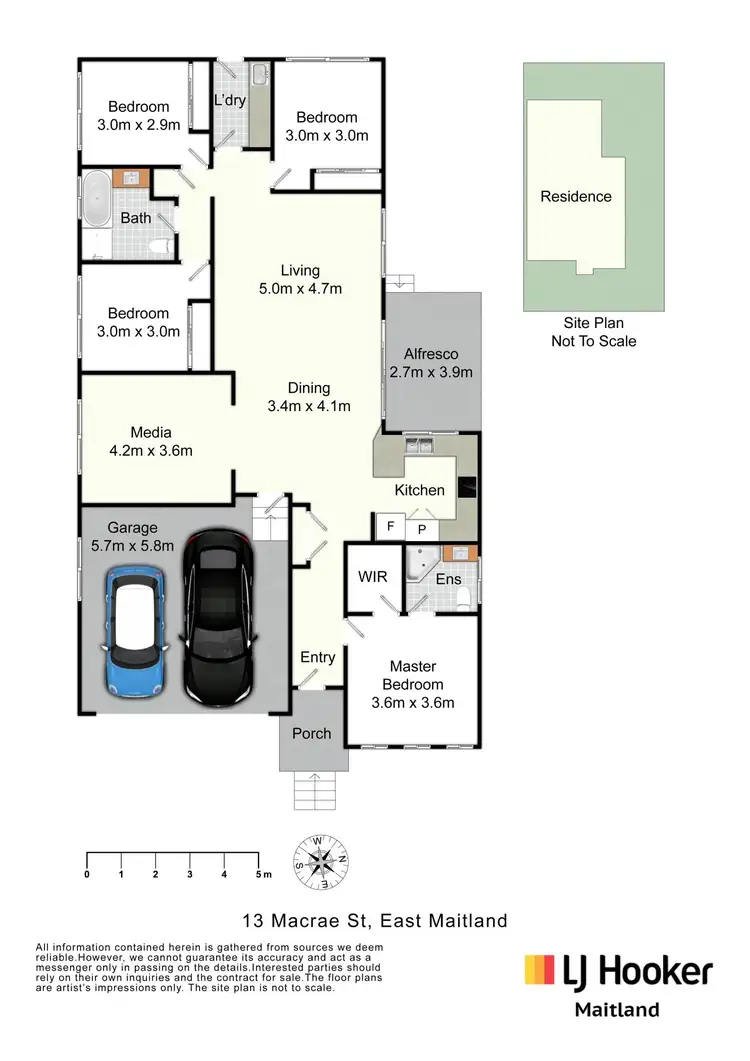 Floorplan of Homely house listing, 13 Macrae Street, East Maitland NSW 2323