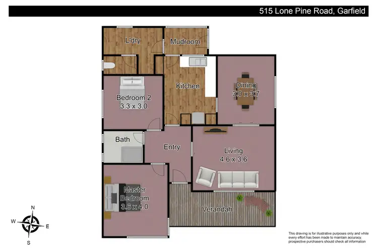 Floorplan of Homely rural property listing, 515 Lone Pine Road, Garfield VIC 3814