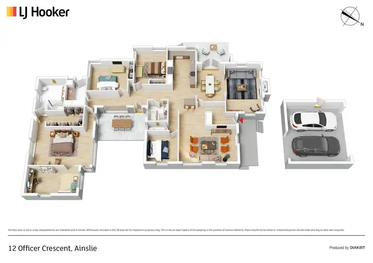 Floorplan of Homely house listing, 12 Officer Crescent, Ainslie ACT 2602