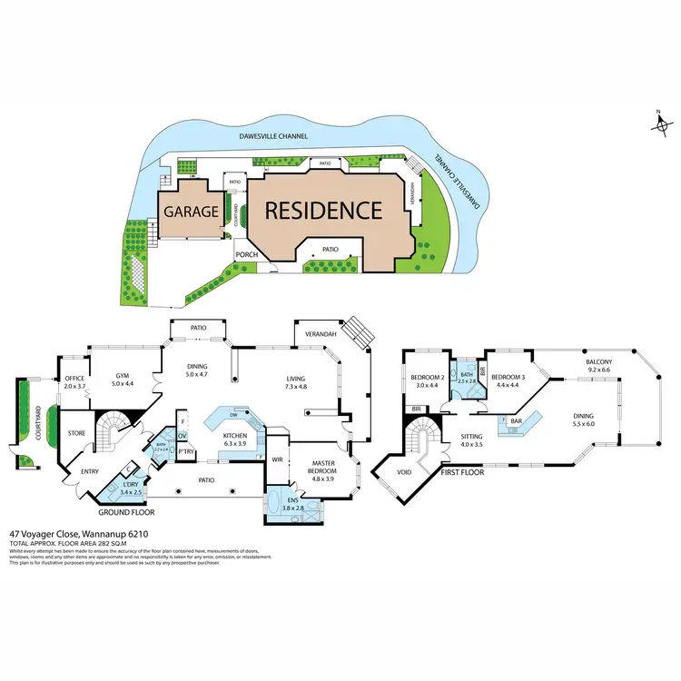 Floorplan of Homely house listing, 47 Voyager Close, Wannanup WA 6210