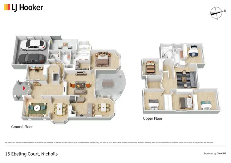 Floorplan of Homely house listing, 15 Ebeling Court, Nicholls ACT 2913