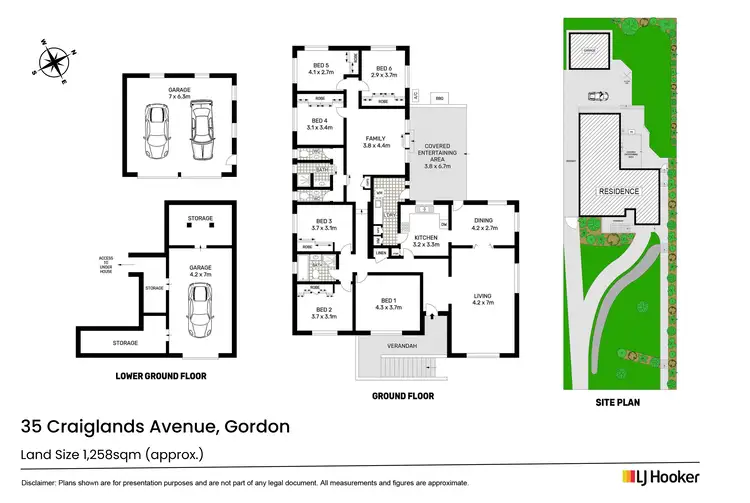 Floorplan of Homely house listing, 35 Craiglands Avenue, Gordon NSW 2072